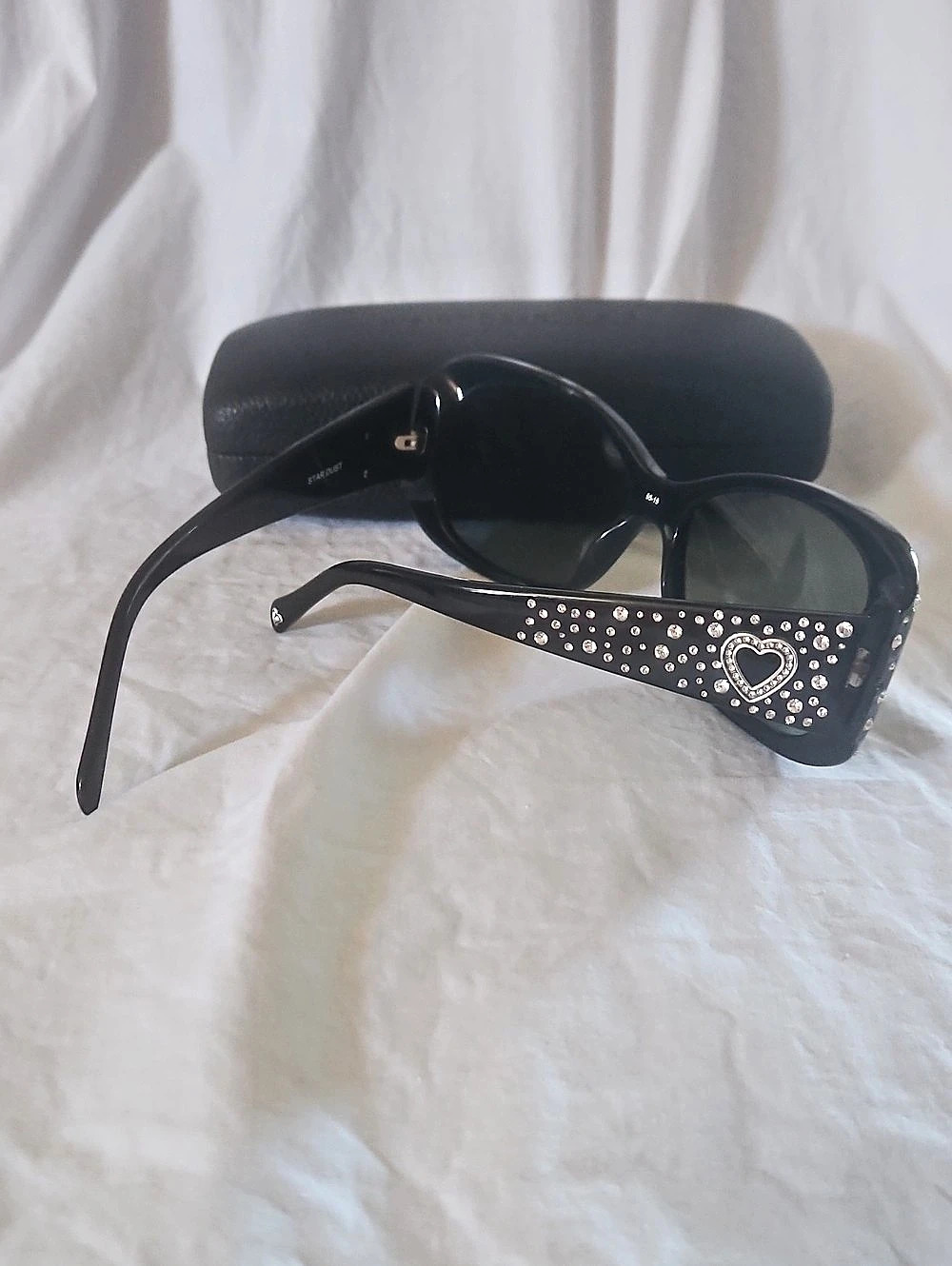 BRIGHTON STAR DUST Black Rhinestone Sunglasses - Picture 2 of 2